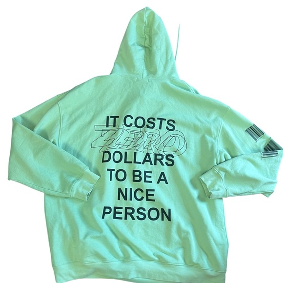 The Mayfair Group It Costs Zero Dollars Barcode Graphic Hoodie - Picture 5 of 9